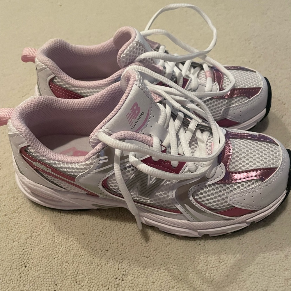 New Balance Black and Pink Running Shoes